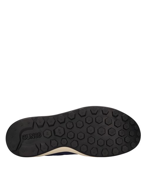 Suede and fabric sneakers SUN68 | Z43130 07BLU